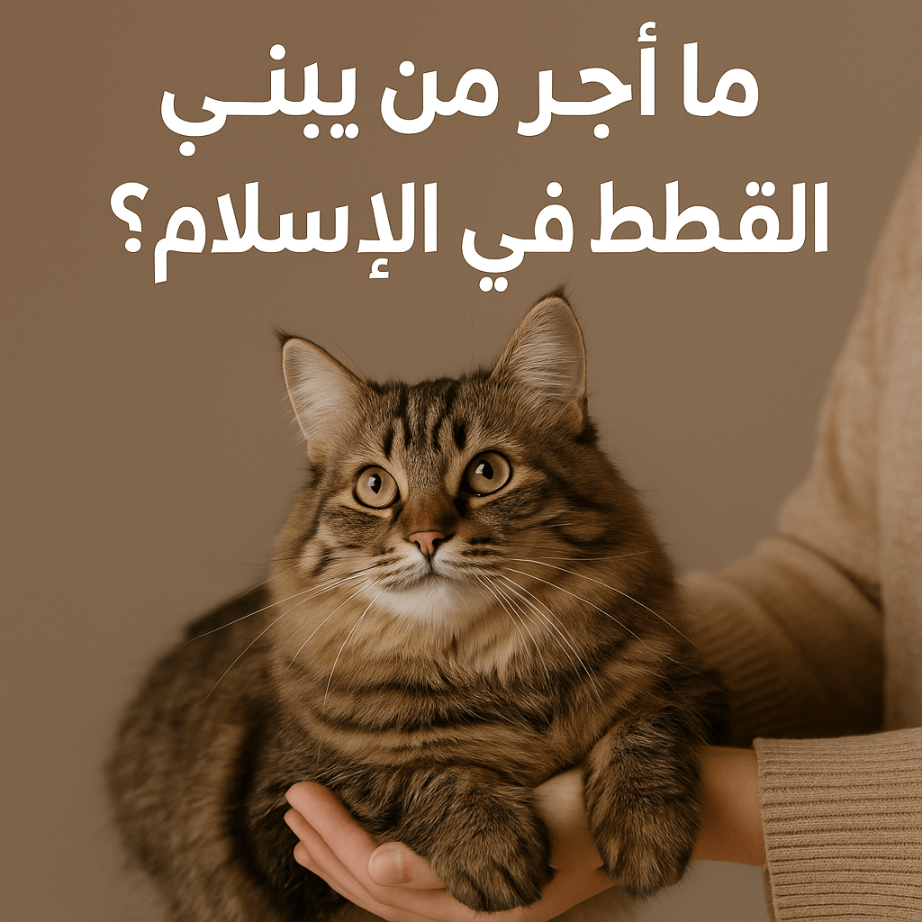 أجر ما يطببنا القطط في الإسلام